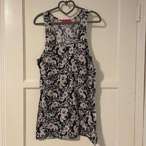 Betsey Johnson tank top in Marilyn print
